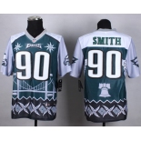 Nike Philadelphia Eagles #90 Marcus Smith 2015 Noble Fashion Elite Jersey