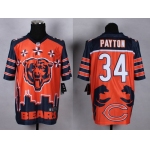 Nike Chicago Bears #34 Walter Payton 2015 Noble Fashion Elite Jersey