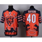 Nike Chicago Bears #40 Gale Sayers 2015 Noble Fashion Elite Jersey