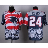 Nike New England Patriots #24 Darrelle Revis 2015 Noble Fashion Elite Jersey