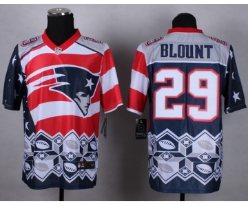 Nike New England Patriots #29 LeGarrette Blount 2015 Noble Fashion Elite Jersey
