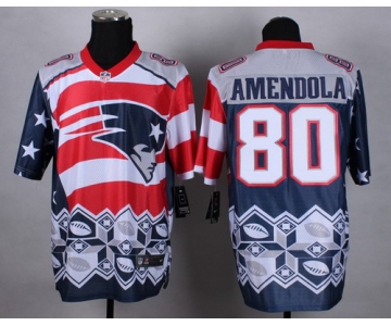 Nike New England Patriots #80 Danny Amendola 2015 Noble Fashion Elite Jersey