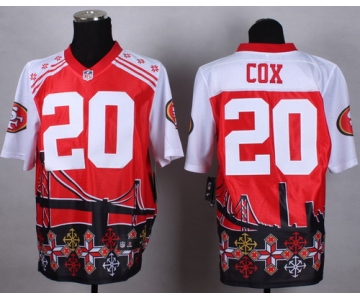 Nike San Francisco 49ers #20 Perrish Cox 2015 Noble Fashion Elite Jersey