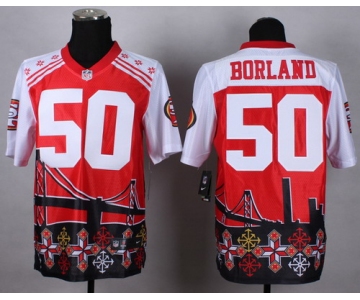 Nike San Francisco 49ers #50 Chris Borland 2015 Noble Fashion Elite Jersey