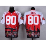 Nike San Francisco 49ers #80 Jerry Rice 2015 Noble Fashion Elite Jersey