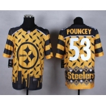 Nike Pittsburgh Steelers #53 Maurkice Pouncey 2015 Noble Fashion Elite Jersey