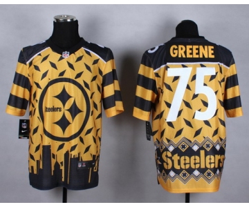 Nike Pittsburgh Steelers #75 Joe Greene 2015 Noble Fashion Elite Jersey