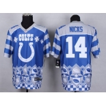 Nike Indianapolis Colts #14 Hakeem Nicks 2015 Noble Fashion Elite Jersey