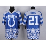 Nike Indianapolis Colts #21 Vontae Davis 2015 Noble Fashion Elite Jersey