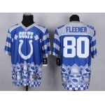 Nike Indianapolis Colts #80 Coby Fleener 2015 Noble Fashion Elite Jersey