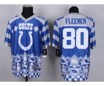 Nike Indianapolis Colts #80 Coby Fleener 2015 Noble Fashion Elite Jersey