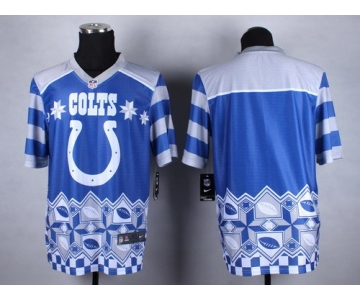 Nike Indianapolis Colts Blank 2015 Noble Fashion Elite Jersey