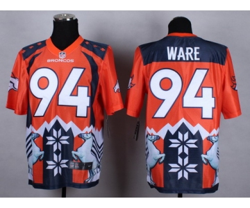 Nike Denver Broncos #94 DeMarcus Ware 2015 Noble Fashion Elite Jersey
