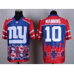 Nike New York Giants #10 Eli Manning 2015 Noble Fashion Elite Jersey