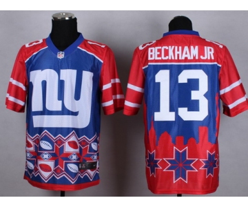 Nike New York Giants #13 Odell Beckham Jr 2015 Noble Fashion Elite Jersey