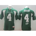 CFL Saskatchewan Roughriders #4 Darian Durant Green Jersey