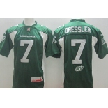 CFL Saskatchewan Roughriders #7 Weston Dressler Green Jersey