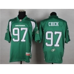 CFL Saskatchewan Roughriders #97 John Chick Green Jersey