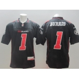 CFL Ottawa RedBlacks #1 Henry Burris Black Jersey