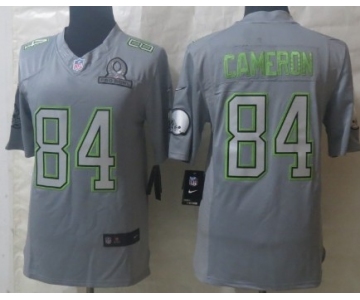 Nike Cleveland Browns #84 Jordan Cameron 2014 Pro Bowl Gray Jersey