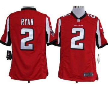 Nike Atlanta Falcons #2 Matt Ryan Red Game Jersey