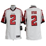Nike Atlanta Falcons #2 Matt Ryan White Game Jersey