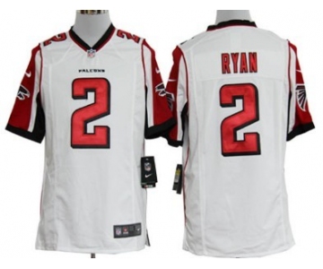 Nike Atlanta Falcons #2 Matt Ryan White Game Jersey