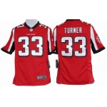 Nike Atlanta Falcons #33 Michael Turner Red Game Jersey
