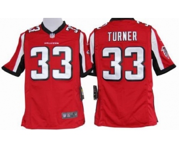 Nike Atlanta Falcons #33 Michael Turner Red Game Jersey