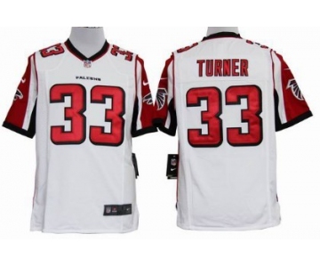 Nike Atlanta Falcons #33 Michael Turner White Game Jersey