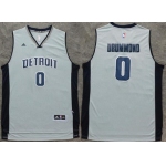 Men's Detroit Pistons #0 Andre Drummond Revolution 30 Swingman New Gray Jersey