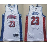 Men's Detroit Pistons #23 Blake Griffin White 2019 Nike Swingman Stitched NBA Jersey