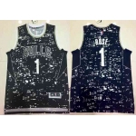Men's Chicago Bulls #1 Derrick Rose Adidas 2015 Urban Luminous Swingman Jersey