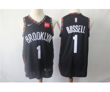 Brooklyn Nets 1 D'Angelo Russell Black Nike Swingman Jersey