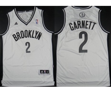 Brooklyn Nets #2 Kevin Garnett Revolution 30 Swingman White Jersey