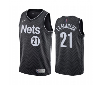 Brooklyn Nets #21 LaMarcus Aldridge Black NBA Swingman 2020-21 Earned Edition Jersey
