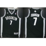 Brooklyn Nets #7 Joe Johnson Revolution 30 Swingman Black Jersey