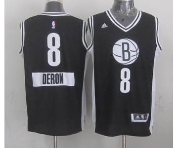 Brooklyn Nets #8 Deron Williams Revolution 30 Swingman 2014 Christmas Day Black Jersey