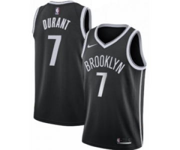 Men Brooklyn Nets #7 Kevin Durant Nike Swingman Jersey