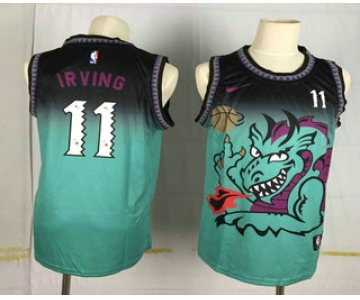 Men's Brooklyn Nets #11 Kyrie Irving Green Dragon Nike Swingman Stitched NBA Jersey