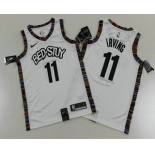 Men's Brooklyn Nets #11 Kyrie Irving NEW White 2020 City Edition Swingman Printed NBA Jersey