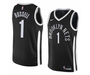 NBA Brooklyn Nets #1 Dangelo Russell Jersey 2017-18 New Season City Edition Jersey