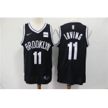 Nets 11 Kyrie Irving Black Nike Swingman Jersey