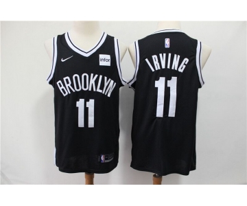 Nets 11 Kyrie Irving Black Nike Swingman Jersey
