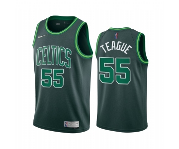 Boston Celtics #55 Jeff Teague Green NBA Swingman 2020-21 Earned Edition Jersey