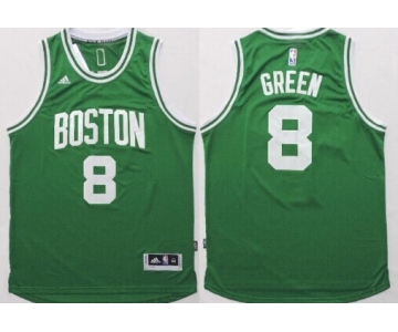 Boston Celtics #8 Jeff Green Revolution 30 Swingman 2014 New Green Jersey
