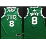 Boston Celtics #8 Jeff Green Revolution 30 Swingman Green Jersey