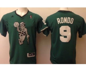 Boston Celtics #9 Rajon Rondo Revolution 30 Swingman 2013 Christmas Day Green Jersey