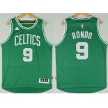 Boston Celtics #9 Rajon Rondo Revolution 30 Swingman 2014 New Green Jersey