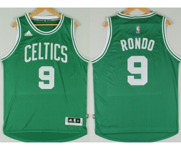 Boston Celtics #9 Rajon Rondo Revolution 30 Swingman 2014 New Green Jersey